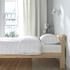 NEIDEN Bed frame, pine/Lindbåden, 140x200 cm - IKEA