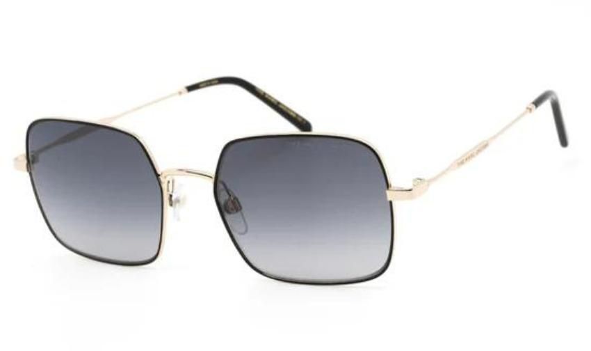 Marc Jacobs Marc 507/S-0RHL-9O Women’s Gold Black Frame Grey Shaded Lens Sunglasses
