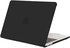 المتجر التالي متوافق مع حافظة MacBook Air مقاس 13 بوصة الجديدة A2337 (M1) A2179 A1932 (إصدار 2018 2019 2020 2021 2022) - حافظة صلبة سهلة التركيب (أسود)