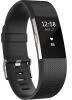 Fitbit Charge 2 Heart Rate and Fitness Wristband - Large Black Silver