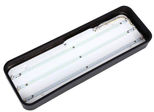 Generic Rectangle AC 180 - 265V 18W 1440LM SMD 2835 LED Dimmable Ceiling Light Bedroom Lamp - Black