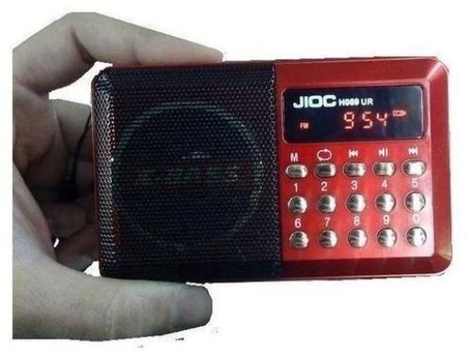 Joc مشغل موسيقي رقمي - راديو أف أم - أحمر