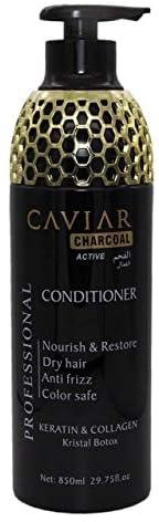 caviar Charcoal Active Keratin & Collagen Conditioner Hair Care - 850ml