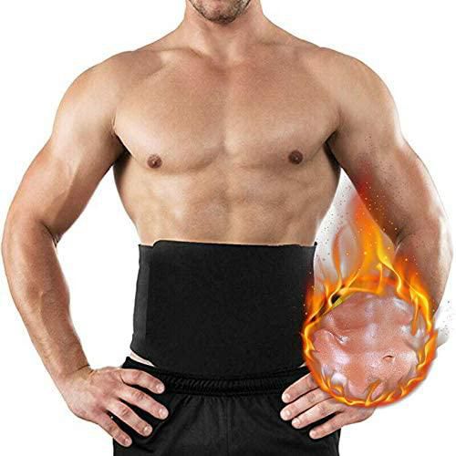 Santo Waist Trimmer, Waist Trainer Belt, Slimmer Kit, Weight Loss Belt, Adjustable Stomach Belly Fat Burner Wrap, Lumber Back Support Belt for Men & Women