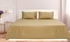 Hotel Linen Klub King Bed Sheet 3pcs Set , 100% Cotton 250Tc Sateen 1cm Stripe, Size: 260x280cm + 2pc Pillowcase 50x75cm , Bronze