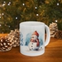 Snowman Christmas Mug Wrap مج مطبوع للكريسماس