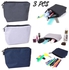 Mintra High Quality Durable Multi Use Pouch - Cosmetic Accessories Organizer - 3 Pieces