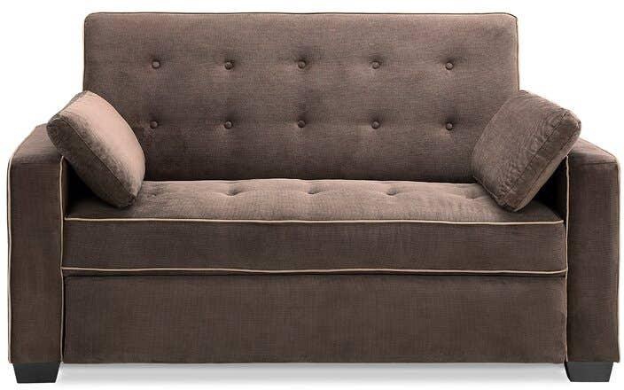 Get Red Beech Bed Sofa, Home, 225x95x80 Cm - Dark Beige with best offers | Raneen.com
