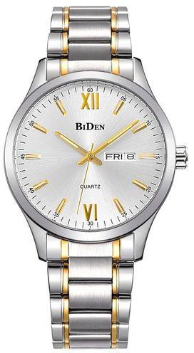 Generic 2016 Men's Luxury Brand Watches BIDEN 1001 Quartz Watch Digital Men's Dive Watches 30 M Fashion Casual Watch Relogio Masculino-silver Gold Gold