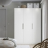 PAX / FORSAND Wardrobe, white/white, 150x60x201 cm - IKEA