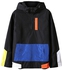 Colorblocked Half Zip Anorak Jacket - Xl