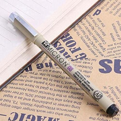 Universal Tanson 1pc Black Micron Fine Liner Drawing Ink Pens & Brush Art Supplies