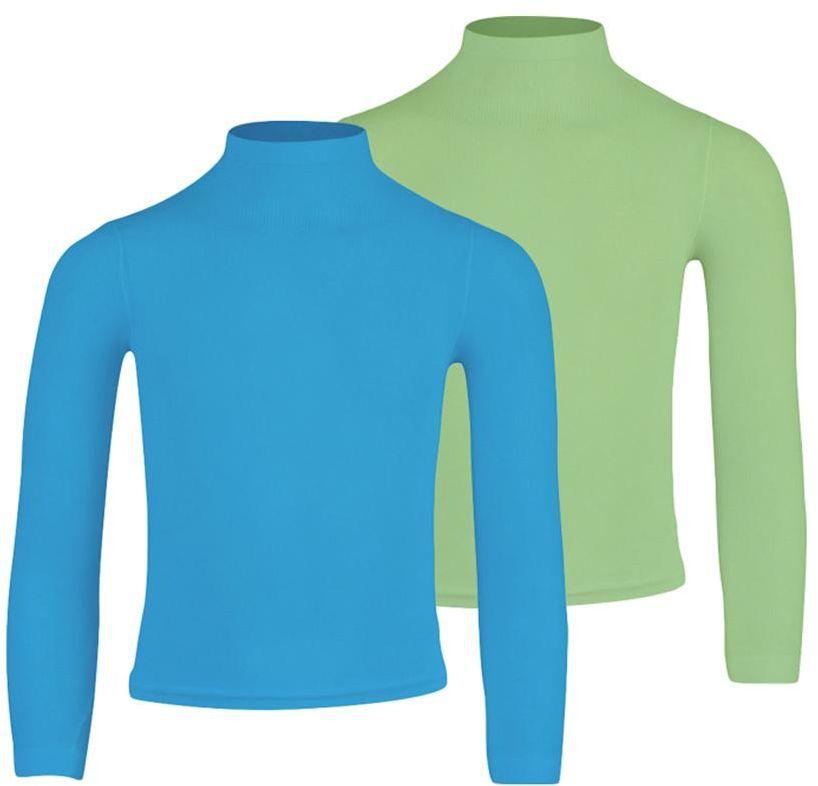 Silvy Set Of 2 T-Shirts For Girls - Blue And Light Green, 12 To 14 Years
