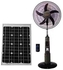 Qasa 18-Inch Rechargeable Standing Fan With 20w Solar Panel
