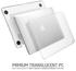 Hard Case Cover For Apple Macbook Pro 13.3 Inch Silver