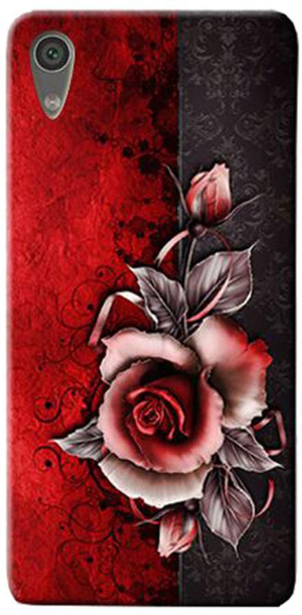 Combination Protective Case Cover For Sony Xperia XA1 Ultra Vintage Rose