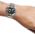 Fossil Black Stainless Steel Black dial Watch for Men's JR1491