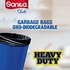 Sanita Club - Garbage Bags Flat, 50 Gallons Large - Pack Of 2 X 20 Bags- Babystore.ae