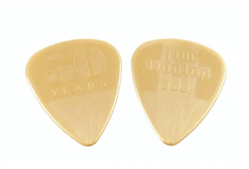 Jim Dunlop Guitar Pick 50TH Anniversary Pick , 12 per pack (Beige)