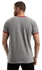 Andora Open V-Neck Pique Slip On T-Shirt - Grey