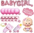 Baby Shower Decorations Girls, Pink Gender Decoration
