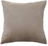 5-Piece Velvet Decorative Solid Filled Cushion Set Beige 40x40centimeter