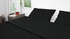 Bed N Home Fitted Bed Sheet Set - 3 Pieces - Black