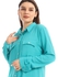 Andora Chest Flap Pockets Solid Buttoned Shirt - Turquoise