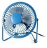 mini usb operated fan blue color