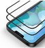 عبوتين لهاتف iPhone 11 Pro واقي شاشة كريستالي شفاف 9H زجاج مقوى مقاوم للخدش تغطية كاملة 5.8 بوصة