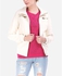 Ravin Faux Leather Jacket - Off White