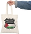 Palestine Shield Pride Flag Tote Bag