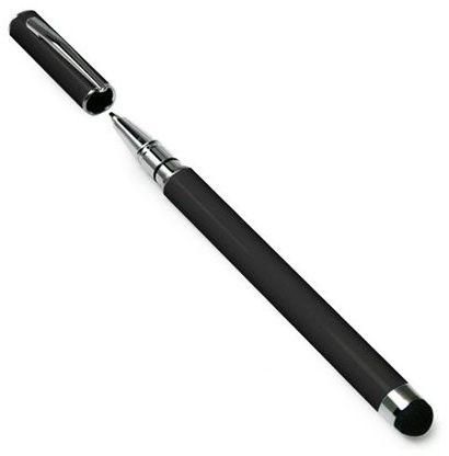 Dual Functions Stylus Touch Pen For Apple iPad 2 iPhone 4 / 4S The New iPad 3 Samsung Galaxy Tab 10.1 (Black)