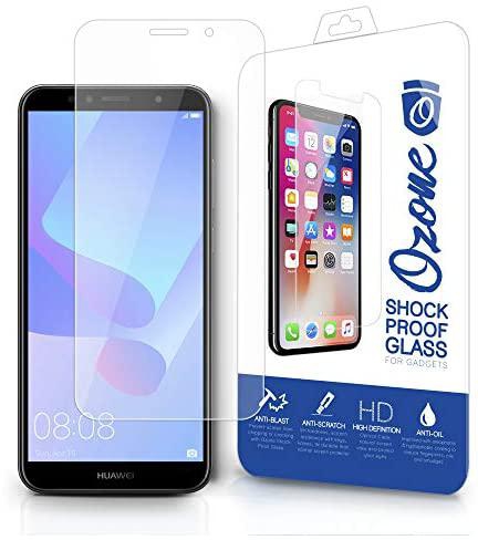 Ozone Huawei Y6 Prime (2018) Tempered Glass Shock Proof Screen Protector - Clear