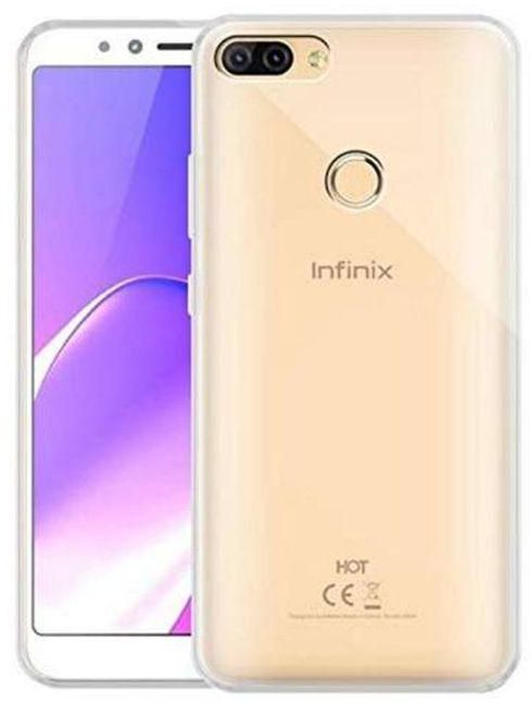 Back Case For Infinix Hot 6 Pro - X608 - Transparent -0- Thin