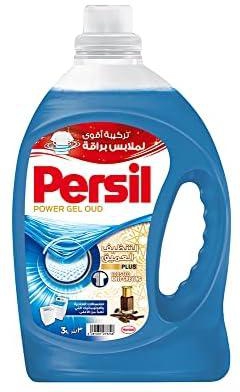 Persil Power Gel Liquid Laundry Detergent,With Deep Clean Technology, For Top Loading Washing Machines, Oud Perfume, 3L