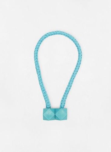 Curtain Tie Rope Magnetic Buckle Unique Quality Curtains Buckle To Suit Your Curtain Collections blue Rope length 48+Ball length 3cm