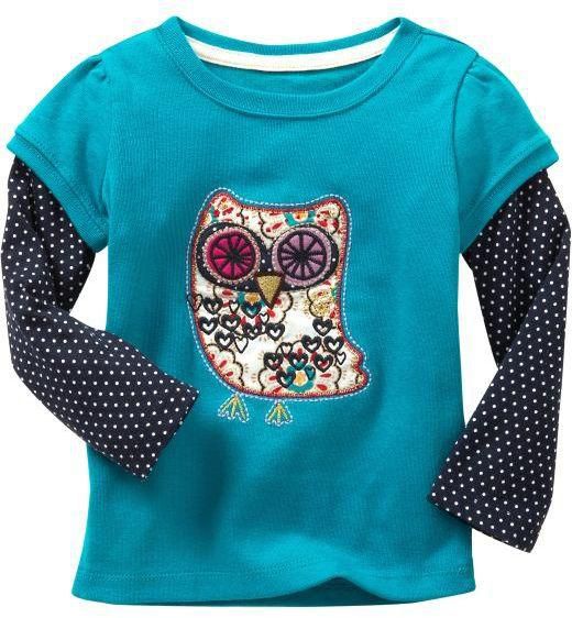 Long Sleeves Blouse - Multi Color For Girls Size 4 - 5 Years