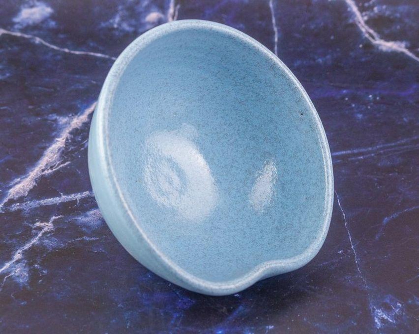 Ebda3 Men Masr Light Blue Ceramic Soup Bowl- 17 X 7 Cm