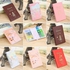 New Travel Passport Holder Protect Cover Case Card Ticket Container Pouch-Pink