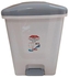 Flora Basket Plastic- Pedal Dustbin- 10 Liter
