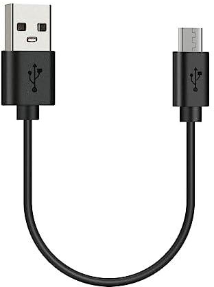 Geekria USB Headphones Short Charger Cable Compatible with Bose QC35II QC35 QC25, JBL T450BT 700BT, Sony WH-CH700N WH-H900N Charger, USB to Micro-USB Replacement Power Charging Cord (1ft/30cm)