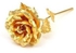 وردة من الذهب عيار 24 قيراط - وردة صغيرة الحجم مع صندوق هدية، مناسبة كهدية بيوم الفلنتاين