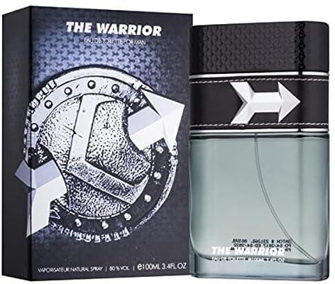 Armaf The Warrior Pour Homme Eau De Toilette 100ML Perfume For Men With Pouch - Woody Aromatic Fragrance For Him