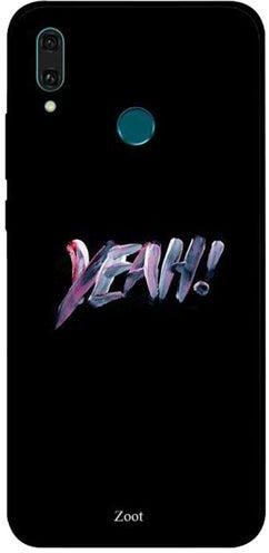 Yeah! Printed Protective Case Cover For Huawei Y9 2019 Black