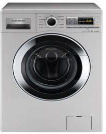 Daewoo Front Loading Digital Washing Machine, 9 KG, Silver - DWD-H1013 - Washing Machine - Washing Machines & Dryers - Large Home Appliances