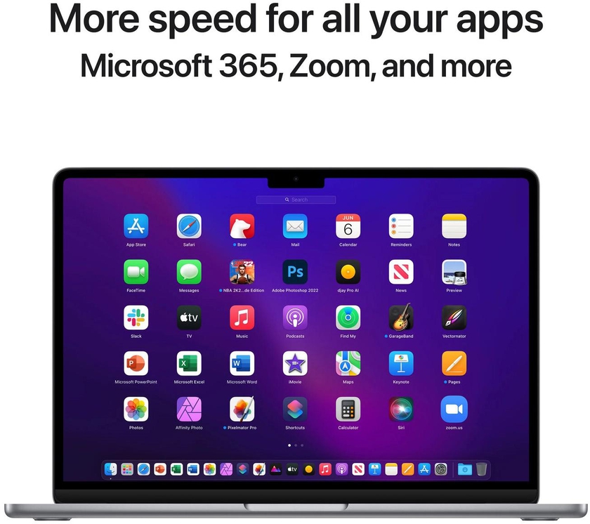Apple MacBook Air M2 2022, 13", Space Gray, 8-Core CPU, 8-Core GPU, 8GB/512GB