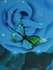 Plus Size & Curve Rose Butterfly Print Flowy Tank Top - 5xl