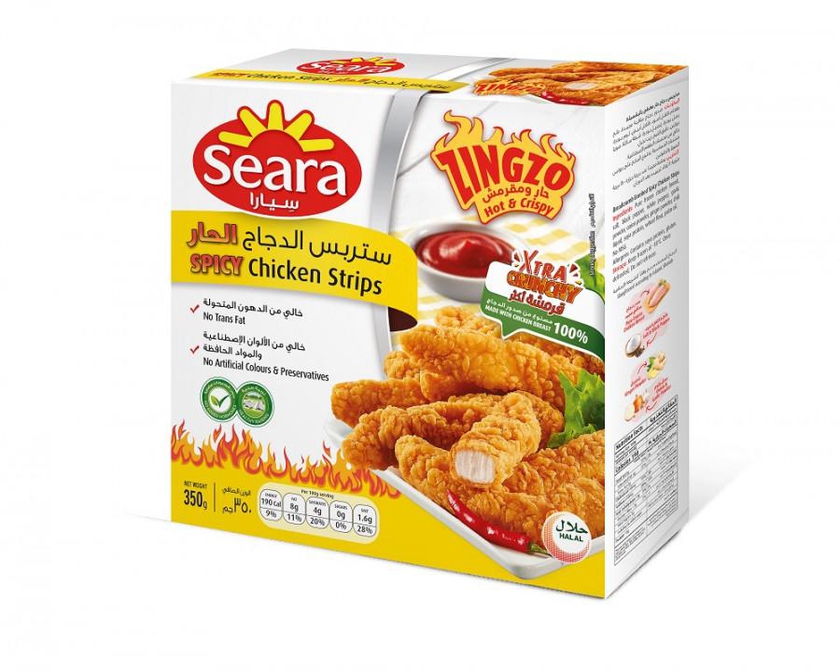 Seara Frozen Spicy Chicken Strips 350G