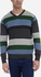 Andora Stripes Pullover V-Neck - Multicolour